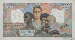 5000 Francs EMPIRE FRANÇAIS FRANKREICH  1947 F.47.58