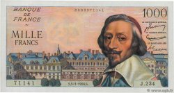 1000 Francs RICHELIEU FRANCIA  1956 F.42.18 SC+