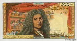 500 Nouveaux Francs MOLIÈRE FRANKREICH  1965 F.60.08