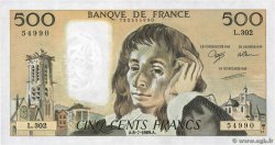 500 Francs PASCAL FRANCE  1989 F.71.42