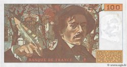 100 Francs DELACROIX FRANKREICH  1978 F.68.03 VZ+