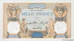 1000 Francs CÉRÈS ET MERCURE FRANCE  1937 F.37.10