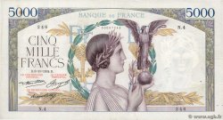 5000 Francs VICTOIRE FRANCIA  1934 F.44.01 MBC