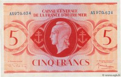 5 Francs FRENCH EQUATORIAL AFRICA  1944 P.15b UNC-