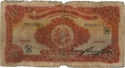 10 Dollars CHINE Shanghai 1934 P.0550 AB