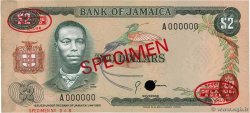 2 Dollars Spécimen JAMAÏQUE  1970 P.55as SPL