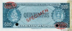 500 Pesos Oro Spécimen RÉPUBLIQUE DOMINICAINE  1964 P.105s SPL