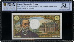 5 Francs PASTEUR FRANCE  1970 F.61.12 XF+
