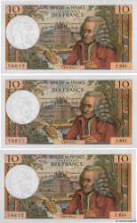 10 Francs VOLTAIRE Consécutifs FRANCE  1971 F.62.48 AU-