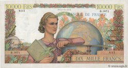 10000 Francs GÉNIE FRANÇAIS FRANCE  1951 F.50.52 TB
