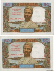 50 Francs - 10 Ariary Consécutifs MADAGASCAR  1969 P.061 UNC