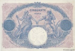 50 Francs BLEU ET ROSE FRANCE  1920 F.14.33 XF+