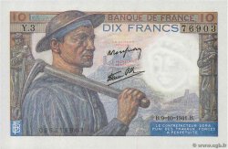 10 Francs MINEUR  FRANCIA  1941 F.08.02