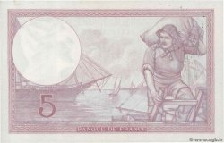5 Francs FEMME CASQUÉE modifié FRANKREICH  1939 F.04.14 ST