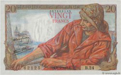 20 Francs PÊCHEUR FRANCE  1942 F.13.02 UNC-