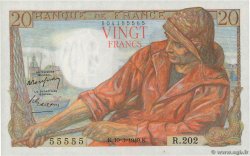 20 Francs PÊCHEUR Numéro spécial FRANKREICH  1949 F.13.14