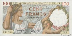 100 Francs SULLY FRANKREICH  1940 F.26.30