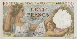 100 Francs SULLY FRANKREICH  1941 F.26.48