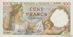 100 Francs SULLY FRANCE  1942 F.26.69