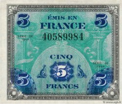 5 Francs DRAPEAU FRANKREICH  1944 VF.17.01 fST+
