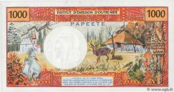1000 Francs TAHITI Papeete 1985 P.27d FDC