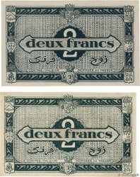 2 Francs Lot ALGERIEN  1944 P.102 ST