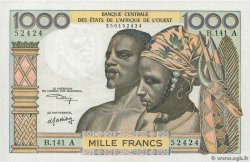 1000 Francs WEST AFRIKANISCHE STAATEN  1966 P.103Ak ST
