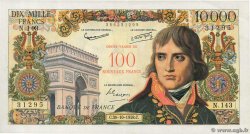 100 NF sur 10000 Francs BONAPARTE FRANCE  1958 F.55.01 pr.SUP