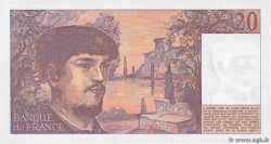 20 Francs DEBUSSY Petit numéro FRANCE  1980 F.66.01A1 UNC-