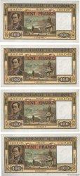100 Francs Consécutifs BELGIQUE  1945 P.126 pr.SPL