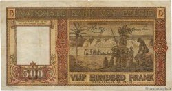 500 Francs BELGIQUE  1945 P.127a TB