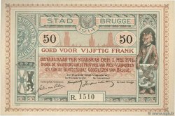 50 Francs BELGIO Brugge - Bruges 1914 P.-