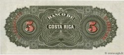5 Pesos Non émis COSTA RICA  1899 PS.163r1 NEUF