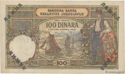 100 Dinara Faux YUGOSLAVIA  1929 P.027a AU