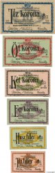 10 Heller au 10 Kronen Lot AUTRICHE Nagymegyer 1916  NEUF