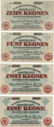 1 au 10 Kronen Lot UNGARN Kenyermezo 1916 