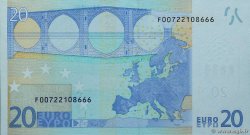 20 Euro EUROPA  2002 P.10f FDC