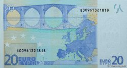 20 Euro EUROPA  2002 P.10e UNC