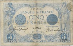 5 Francs BLEU FRANKREICH  1914 F.02.22