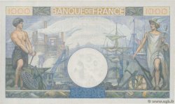 1000 Francs COMMERCE ET INDUSTRIE FRANCIA  1944 F.39.12 AU+
