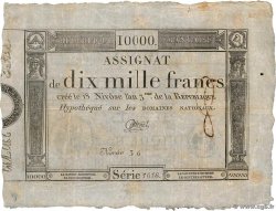 10000 Francs FRANKREICH  1795 Ass.52a