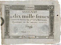 10000 Francs FRANCE  1795 Ass.52a