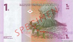 1 Centime Spécimen CONGO, DEMOCRATIC REPUBLIC  1997 P.080s UNC