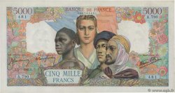 5000 Francs EMPIRE FRANÇAIS FRANCIA  1945 F.47.33 EBC