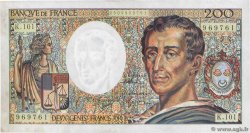 200 Francs MONTESQUIEU alphabet 101 FRANCE  1992 F.70bis.01