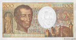 200 Francs MONTESQUIEU alphabet 101 FRANCE  1992 F.70bis.01 SUP