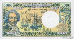 5000 Francs  FRENCH PACIFIC TERRITORIES  1995 P.03a