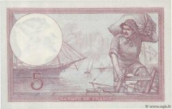 5 Francs FEMME CASQUÉE FRANCIA  1933 F.03.17 q.FDC