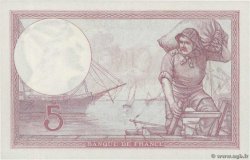 5 Francs FEMME CASQUÉE FRANCE  1933 F.03.17 UNC