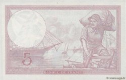 5 Francs FEMME CASQUÉE modifié FRANCE  1939 F.04.08 pr.SPL